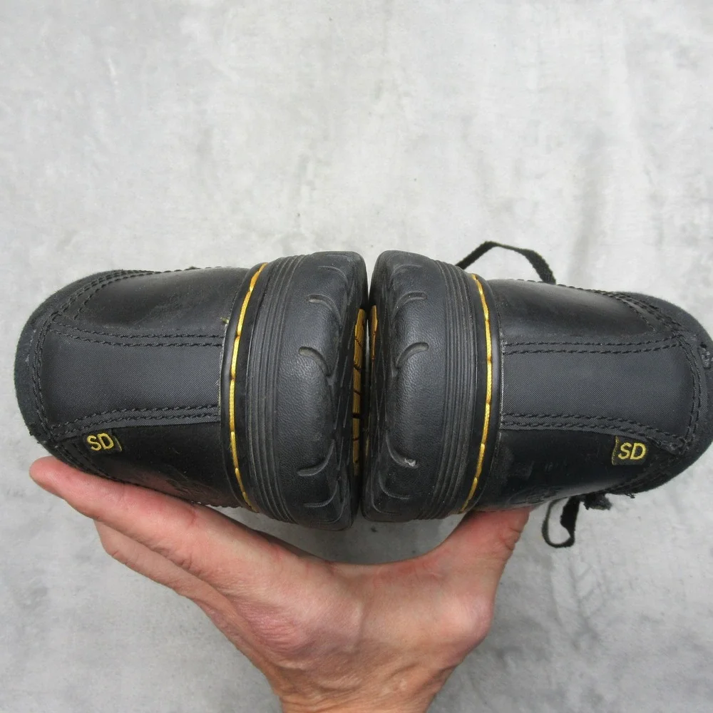 Dr Martens‎ Industrial Boots Unisex M9 W10 Black Steel Toe Slip Resistant Work